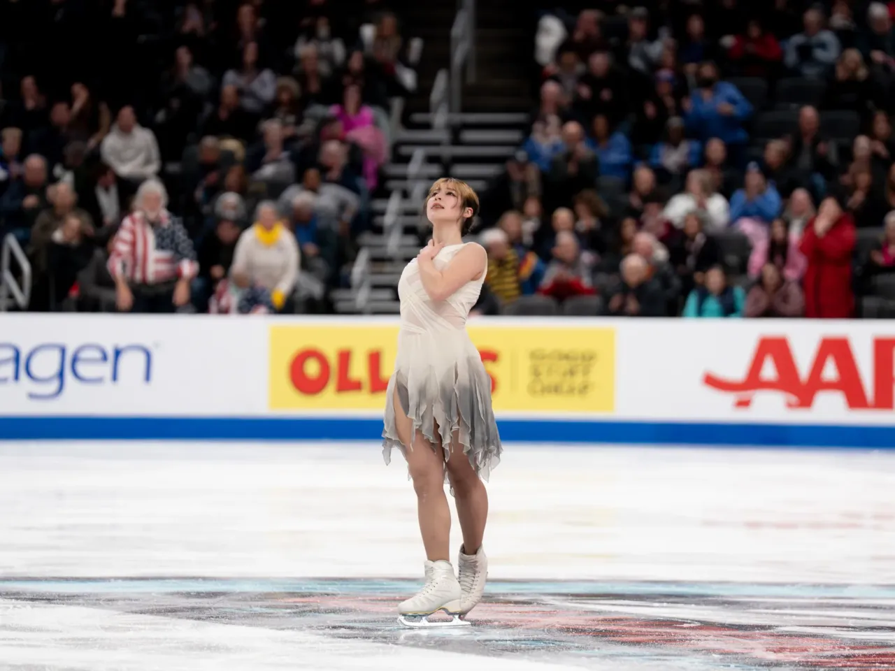 Alysa Liu, of St. Moritz ISC, competes in the women's short program during the 2026 U.S. Figure Skating Championships at the Enterprise Center on Wednesday, Jan. 7, 2026, in St. Louis. Liu would go on to win the silver medal in the final.