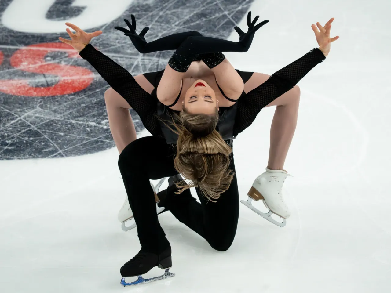 Emily Bratti and Ian Somerville compete in the ice dance competition during the 2026 U.S. Figure Skating Championships at the Enterprise Center on Thursday, Jan. 8, 2026, in St. Louis.