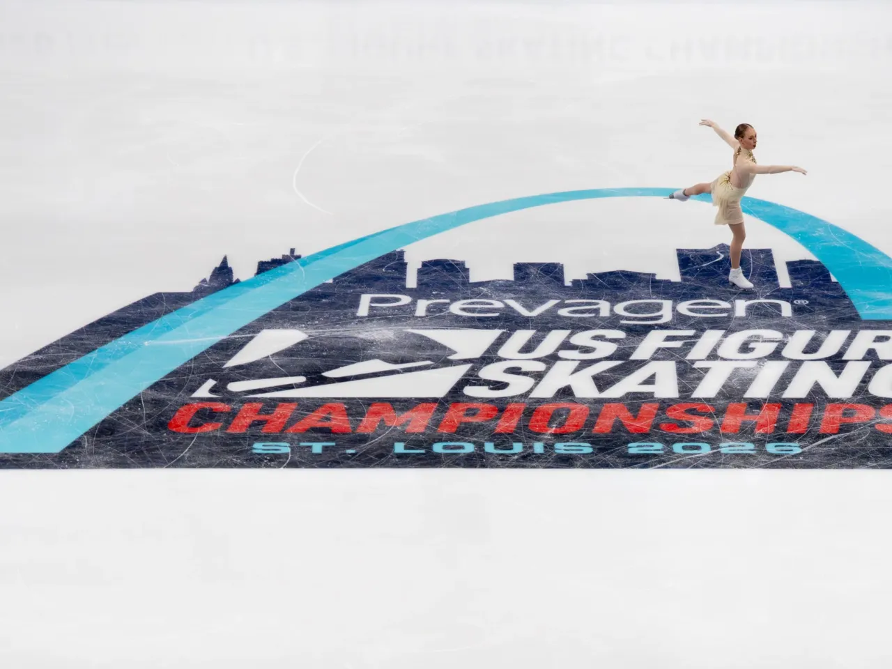 Bradie Tennell goes through her program in the ice dance free skate during the 2026 U.S. Figure Skating Championships at the Enterprise Center on Friday, Jan. 9, 2026, in St. Louis.