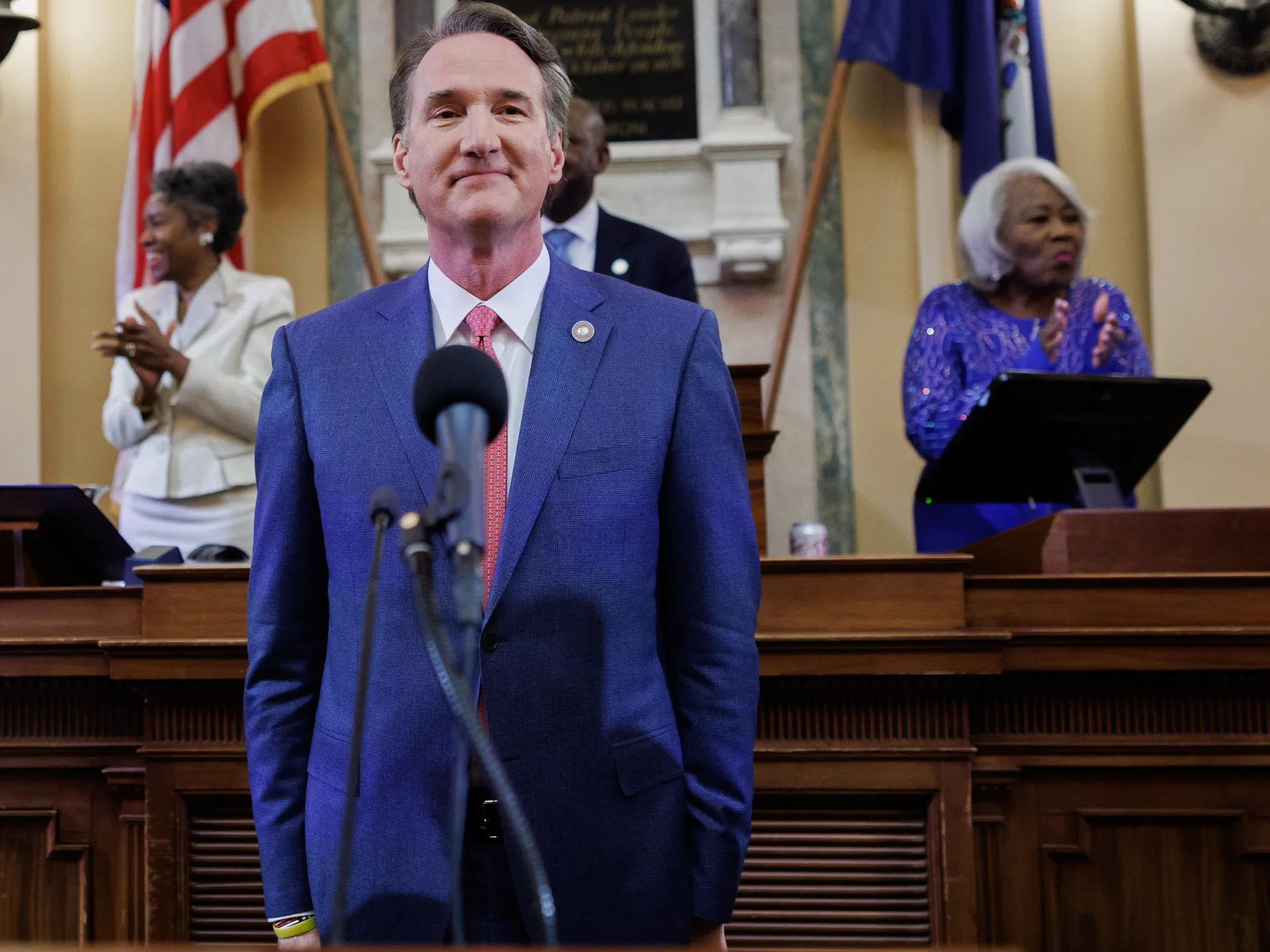 Gov. Glenn Youngkin: Virginia is stronger 'by every single metric' 4 Gov. Glenn Youngkin delivers his final State of the Commonwealth address to the joint session of the 2026 General Assembly session on Wednesday, January 14, 2026 at the Virginia State Capitol in Richmond, Virginia.