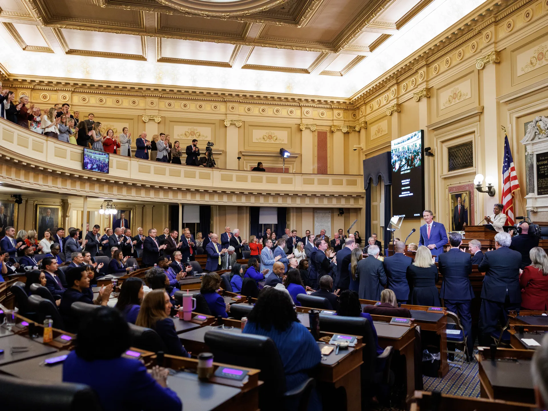 Gov. Glenn Youngkin: Virginia is stronger 'by every single metric' 9 Gov. Glenn Youngkin delivers his final State of the Commonwealth address to the joint session of the 2026 General Assembly session on Wednesday, January 14, 2026 at the Virginia State Capitol in Richmond, Virginia.