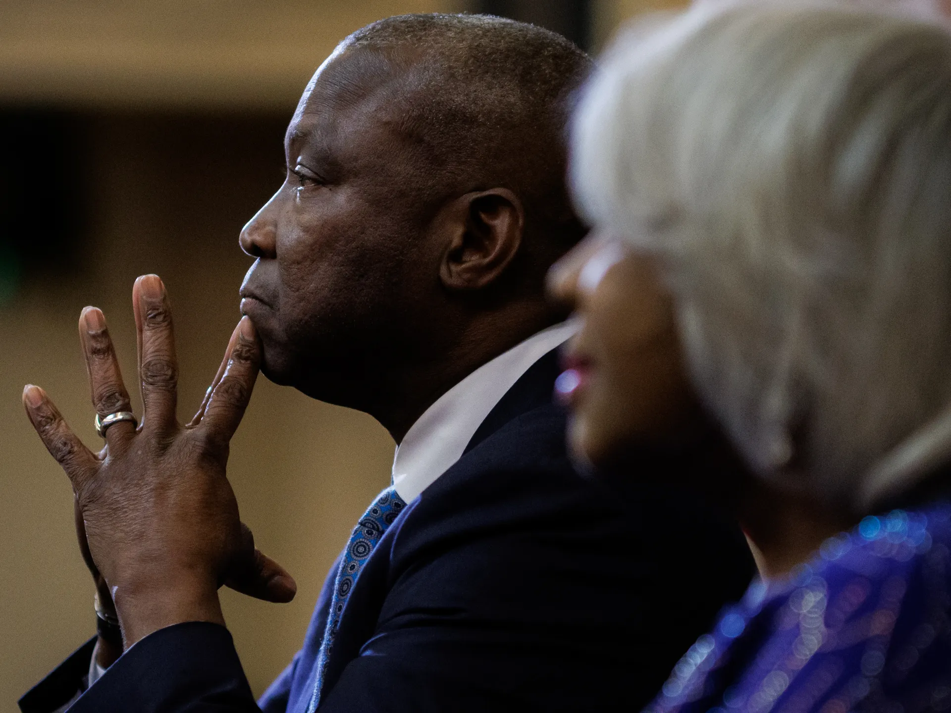 Gov. Glenn Youngkin: Virginia is stronger 'by every single metric' 10 Speaker of the House Don L. Scott, D-Portsmouth, listens along President pro tempore Louise Lucas as Gov. Glenn Youngkin delivers his final State of the Commonwealth address to the joint session of the 2026 General Assembly session on Wednesday, January 14, 2026 at the Virginia State Capitol in Richmond, Virginia.