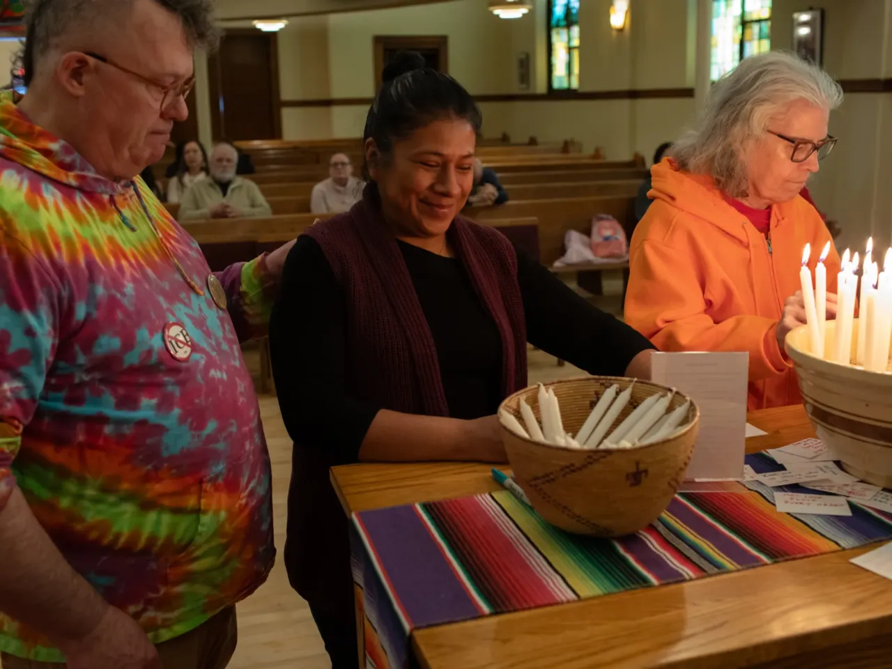 How an errand for a 12-year-old immigrant in Minneapolis became an underground operation 4 Members of St. Paul's-San Pablo Lutheran Church, light candles for their community members at a Sunday church service in Minneapolis, Minnesota on Jan. 18, 2026.