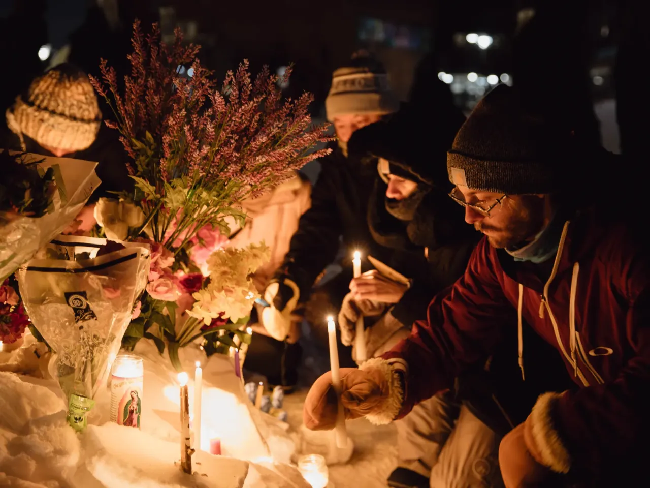 Videos and eyewitnesses refute federal account of Minneapolis shooting 2 People gather Saturday during a vigil for 37-year-old Alex Pretti, who was fatally shot by a federal Border Patrol agent earlier in the day during an immigration enforcement operation in Minneapolis.