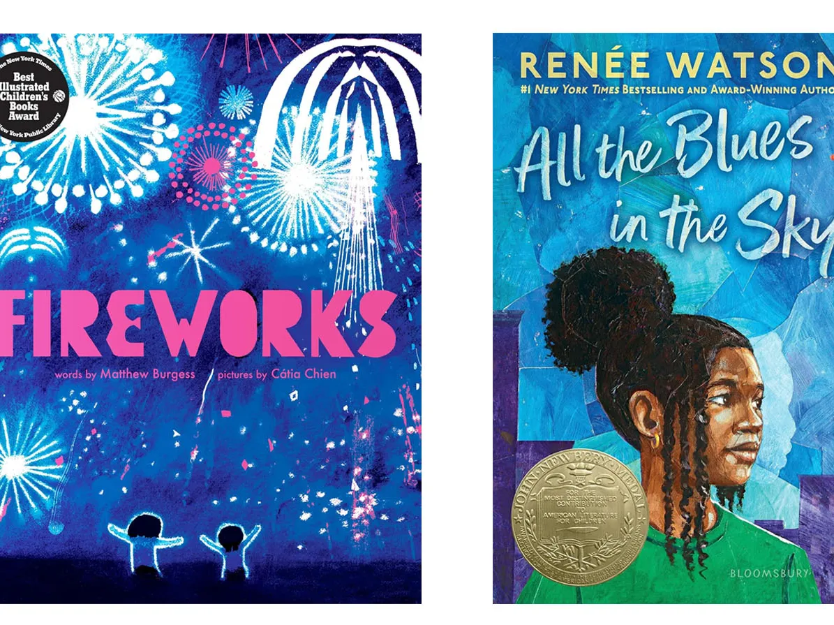 Fireworks, by Matthew Burgess and illustrated by Cátia Chien has won the Caldecott Medal for the most distinguished American picture book for children, and All the Blues in the Sky, written by Renée Watson has been awarded the Newbery Medal for the most outstanding contribution to children's literature.