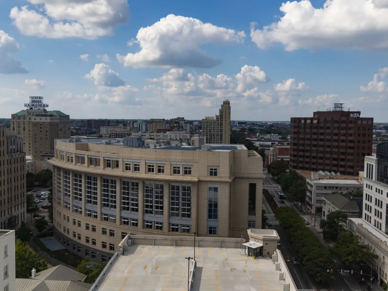 The Spottswood W. Robinson III and Robert R. Merhige, Jr. US Courthouse, which is home to the US District Court for the Eastern District of Virginia, is seen on Tuesday, October 3, 2023 in Richmond, Virginia.