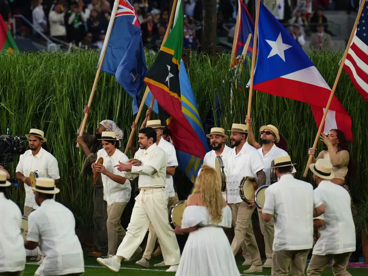 No, that wasn't Liam Conejo Ramos in Bad Bunny's Super Bowl halftime show 3 Bad Bunny performs during halftime of the NFL Super Bowl on Sunday.