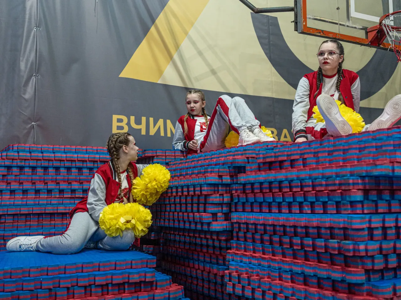The Cheerleading and Cheer Sport Federation of Ukraine says the sport has grown popular since the full-scale invasion, as Ukrainians seek emotional respite from wartime stress and terror. Most teams are made up of girls under 18.