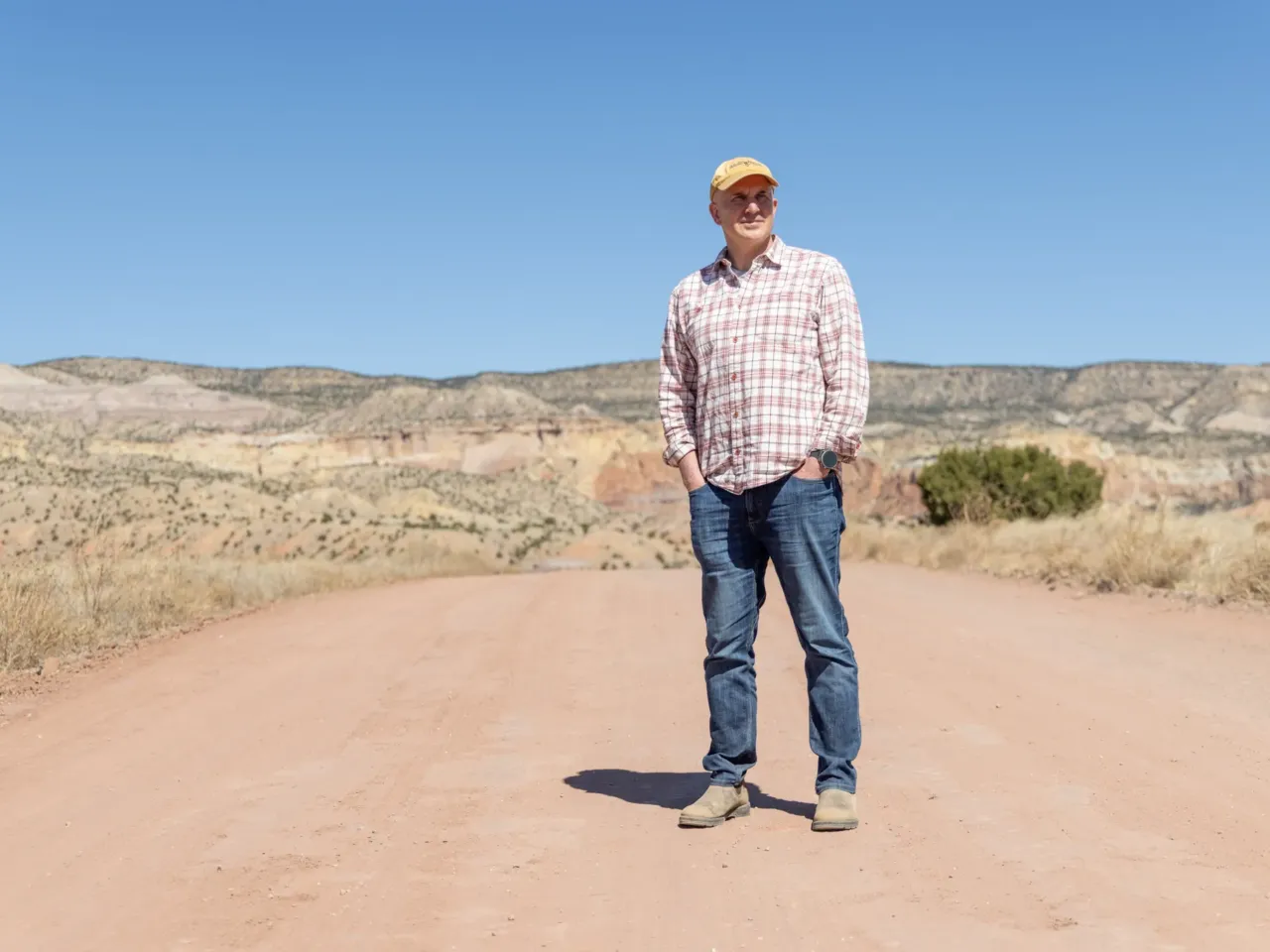 Reframing Georgia O'Keeffe's legacy and protecting the land she loved 1 Ghost Ranch CEO David Evans photographed at Ghost Ranch near Abiquiú, N.M., on March 11.