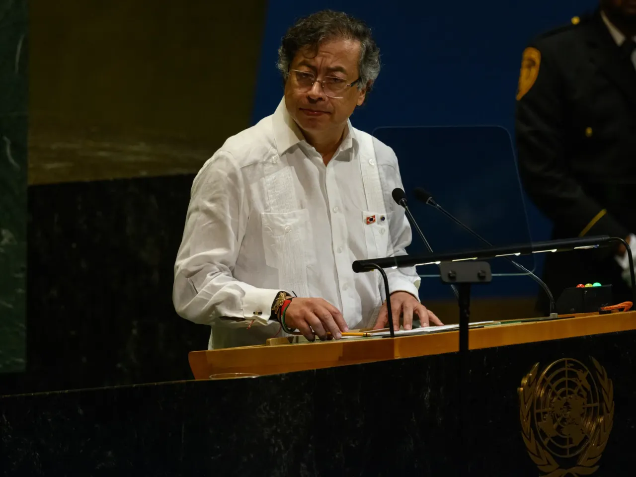 How Trump's Treasury is shifting sanctions to punish his critics and reward friends 3 President of Colombia Gustavo Petro speaks during the UN's General Assembly on Sept. 23, 2025 in New York City.
