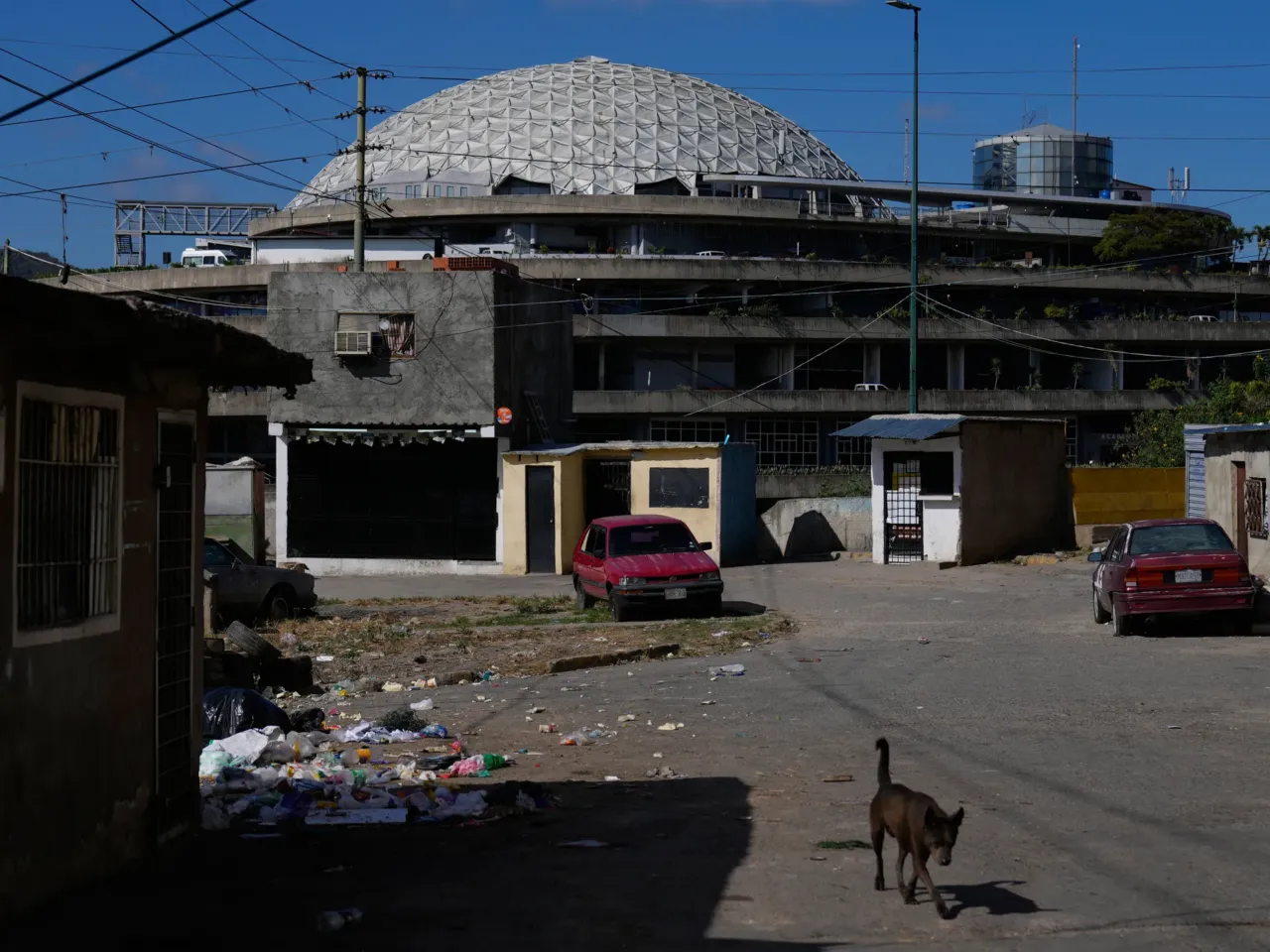 From mall to torture site: Venezuela debates El Helicoide prison's future 1 El Helicoide, the headquarters of Venezuela's intelligence service and detention center, stands in Caracas, Venezuela, Jan. 9, after National Assembly President Jorge Rodríguez said the government would release Venezuelan and foreign prisoners.