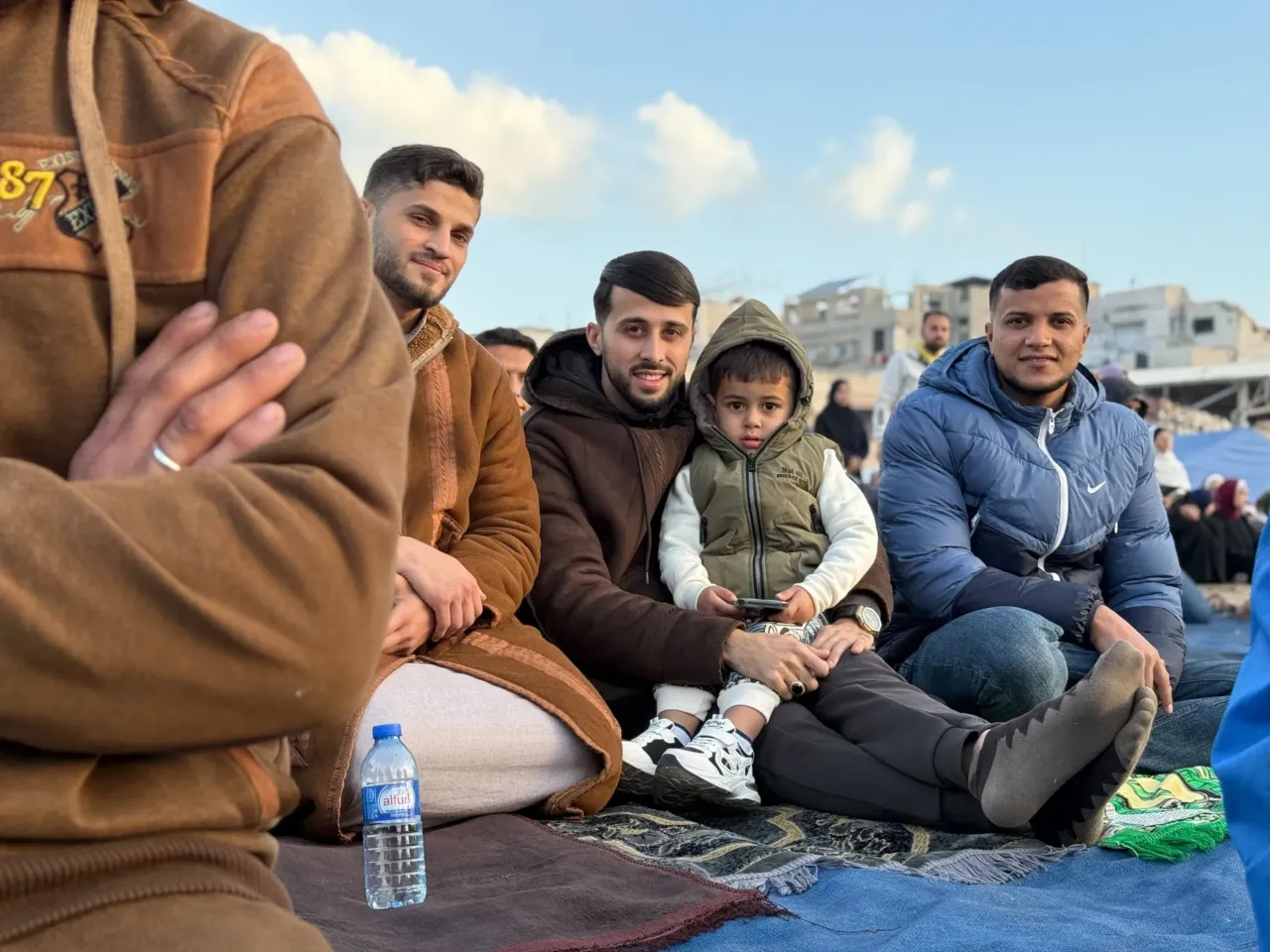 Palestinians celebrate Eid in Gaza, making the most of a fragile ceasefire 10 People gathered together to mark the holiday.