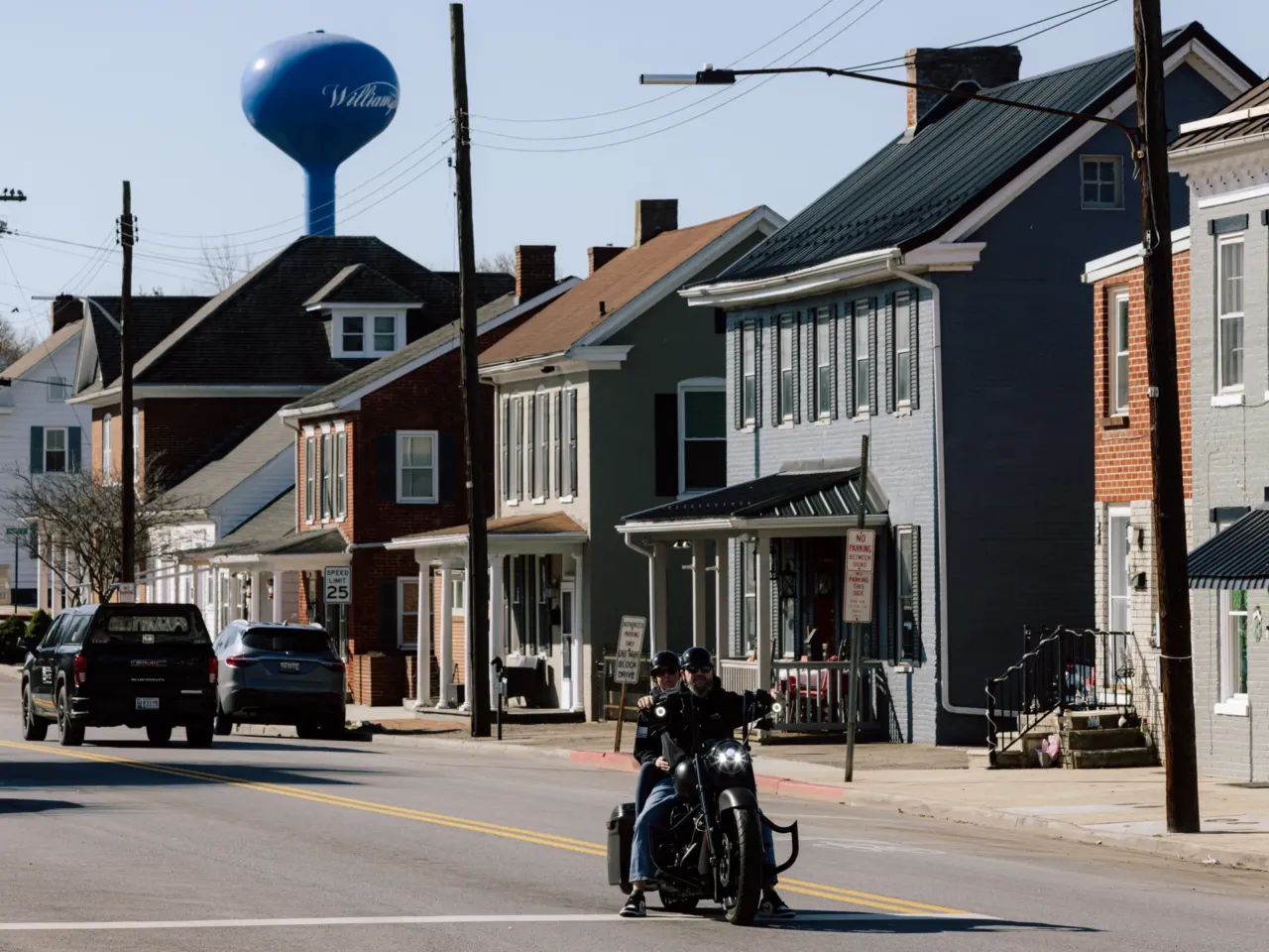 Mapping ICE's expanding footprint, and the communities fighting back 2 Motorcyclists ride through Williamsport, Md., on March 9.