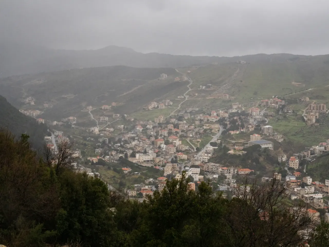 After Israel's invasion, many in southern Lebanon worry they'll never go home 1 A view of southern Lebanon from a hill in Jezzine, which is outside the evacuation zone. Waves of displaced people are arriving and staying or passing through the town as they leave their homes behind.
