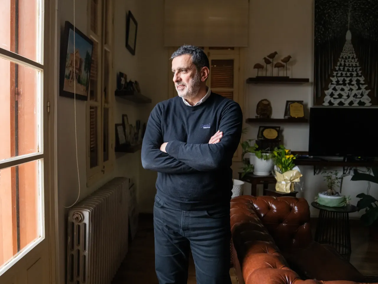 After Israel's invasion, many in southern Lebanon worry they'll never go home 5 David El Helou, the mayor of Jezzine, stands in his office overlooking the town.