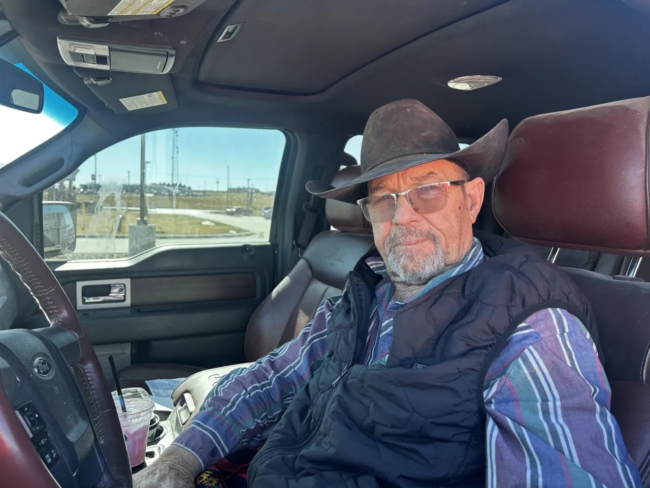 Mark Pieper sits in his pickup after receiving one of his last dialysis treatments in Chadron, Nebraska, before the rural hospital there shut down that service due to financial challenges. "I guess I'll just bloat up and die in a month," Pieper remembers thinking when he heard the news.