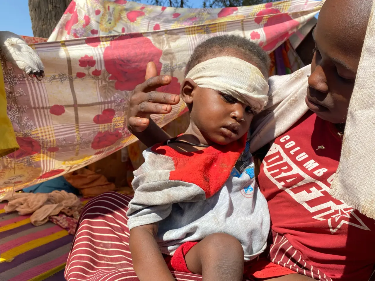 'Humiliated, broken, powerless': Sudan enters fourth year of war 2 A Sudanese child, who fled el-Fasher city with family after Sudan's paramilitary forces attacked the western Darfur region, receives treatment at a camp in Tawila, Sudan, Nov. 2, 2025.