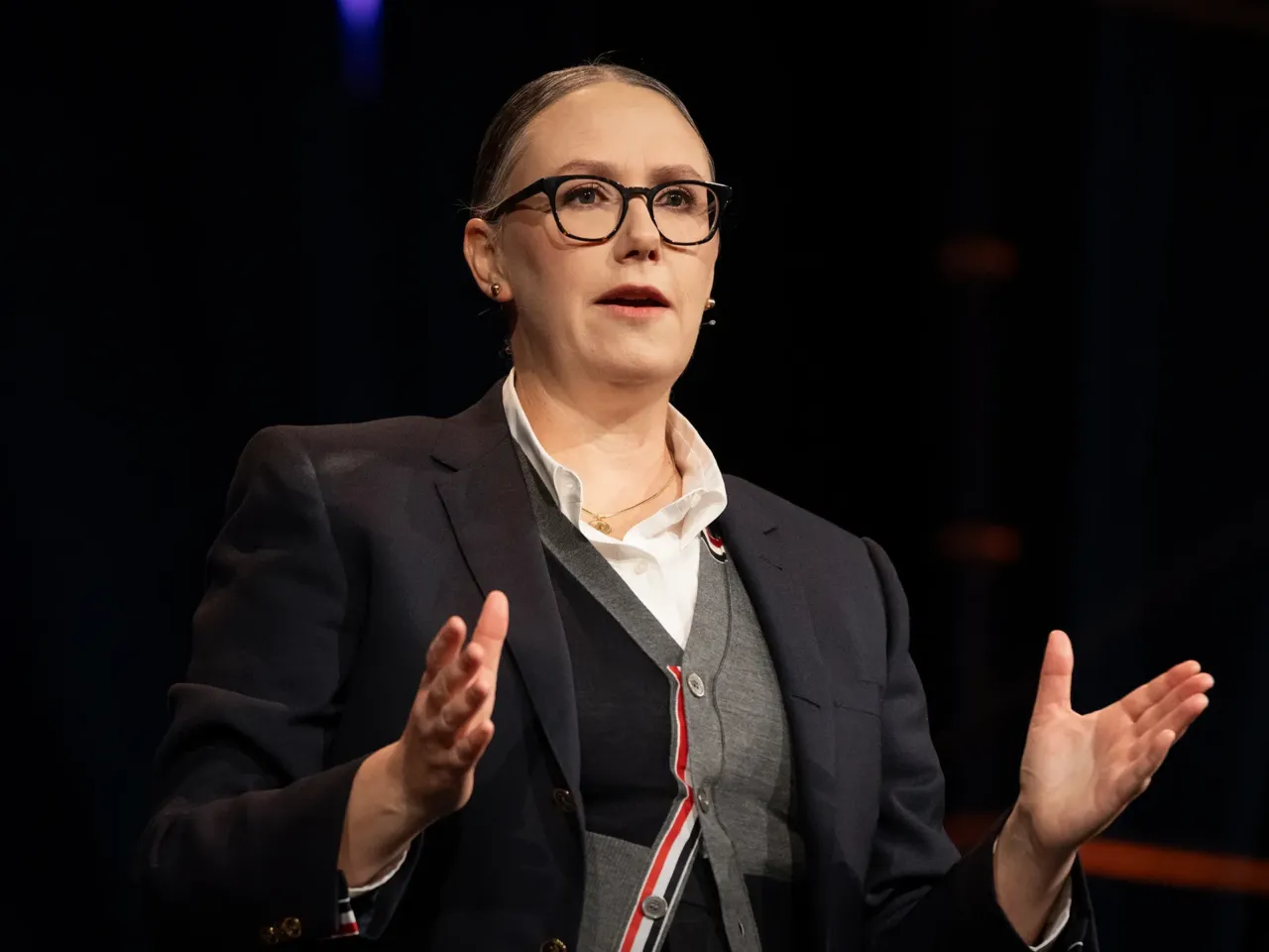 The philosopher trying to teach ethics to AI developers 1 Meghan Sullivan delivering her TED Talk in 2025