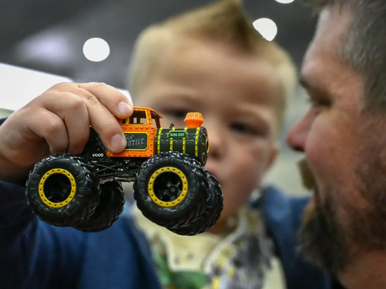 Monster trucks find a big audience with little kids 6 Monster Truck Wars sells miniatures of the vehicles that are doing donuts and wheelies in the dirt arena. Merch sales are about a third of their income.