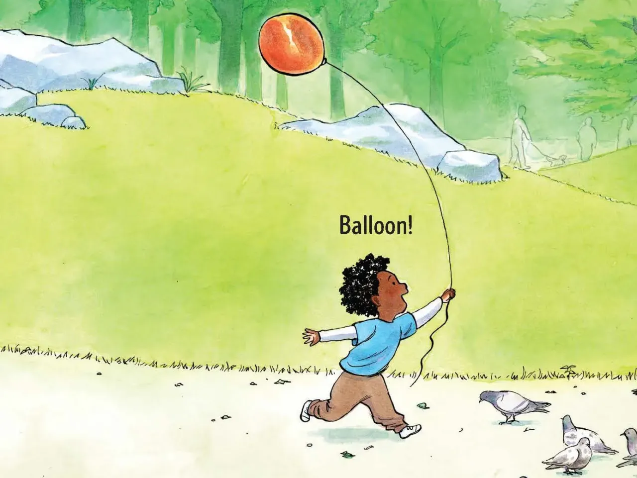 A little boy loses his orange ‘Balloon’ but gains a new friend in this kids’ book