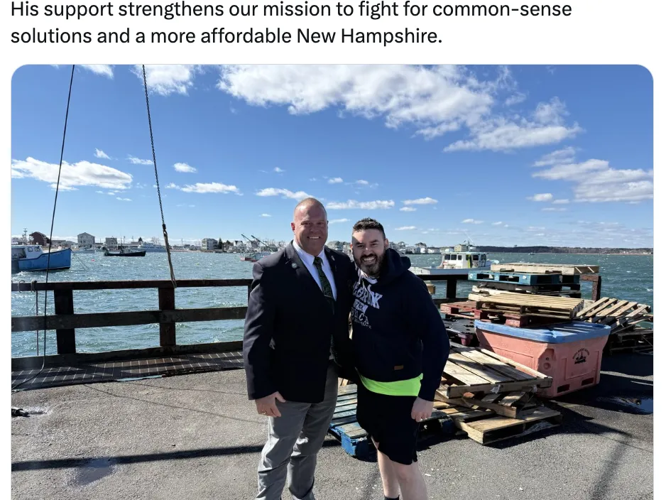 New Hampshire state Rep. Brian Cole, who is running for U.S. Congress, said in March 2026 he was "honored" to receive an endorsement from Sabourin dit Choinière. After NPR contacted Cole for comment, Cole said he was unaware of Sabourin dit Choinière's support for Holocaust denial and rejected the endorsement.
