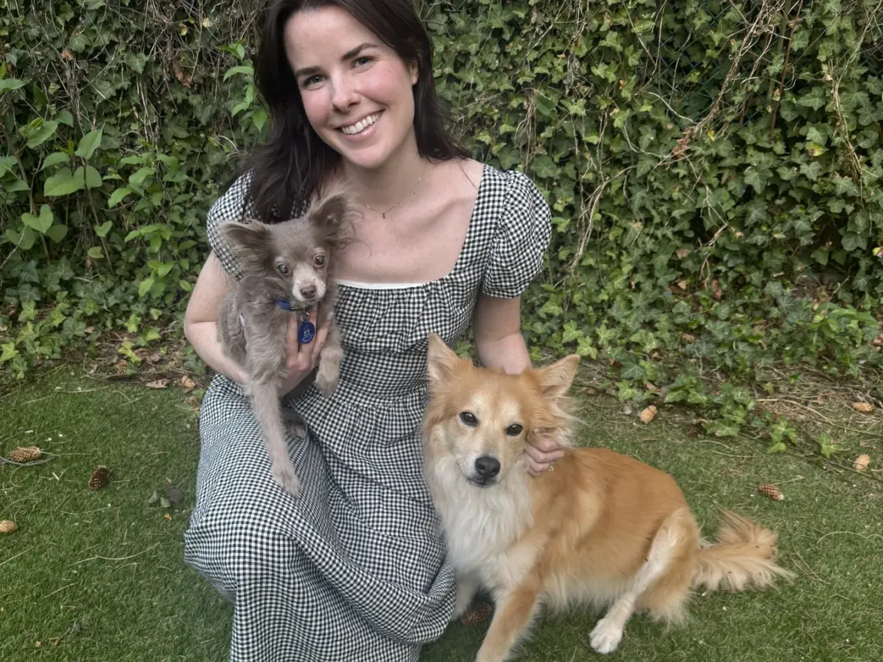 Isabel Klee's new memoir explores the realities of dog rescue 5 Klee with Gracie and Simon.