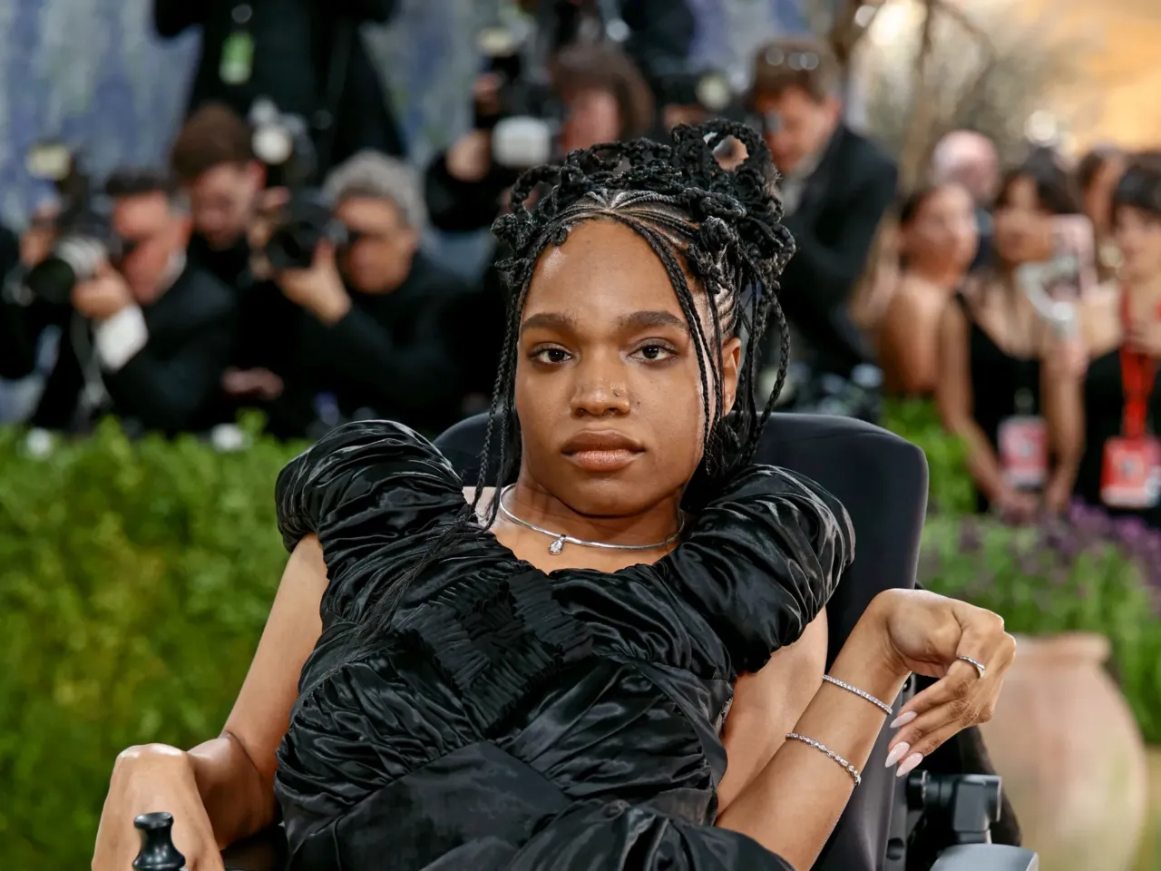 Model Aariana Rose Philip attends the 2026 Met Gala.