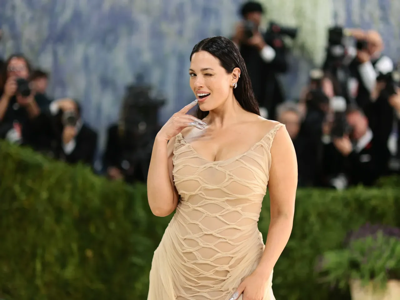Model Ashley Graham attends the 2026 Met Gala.