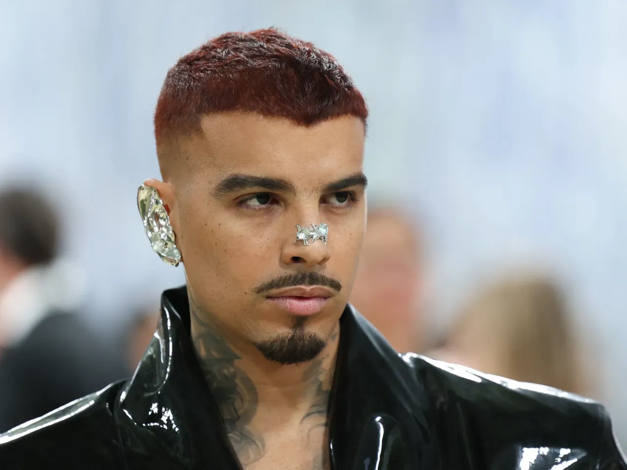 Singer Rauw Alejandro attends the 2026 Met Gala.