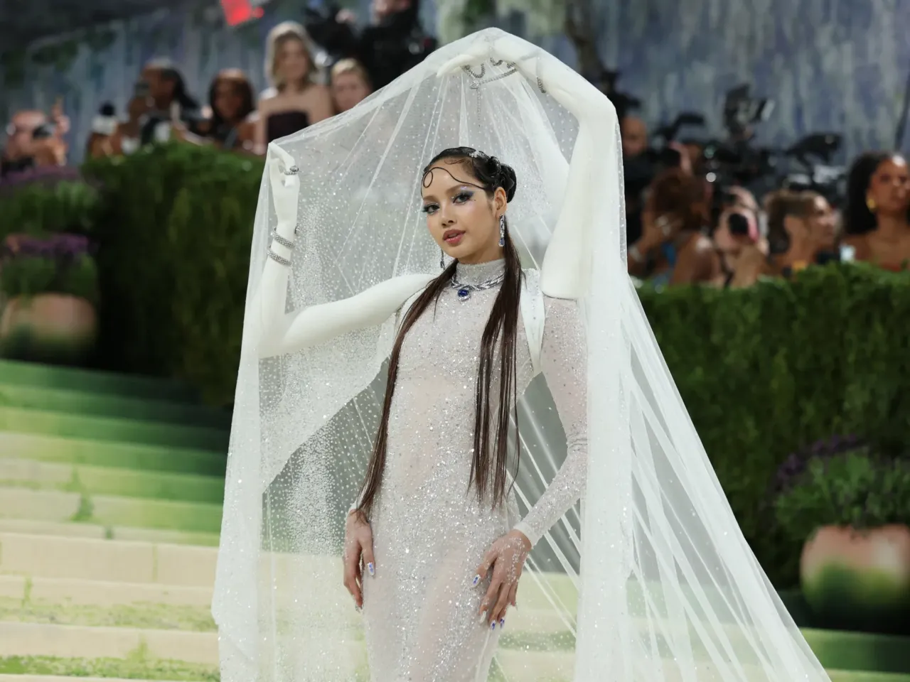 Singer Lisa arrives for the 2026 Met Gala.