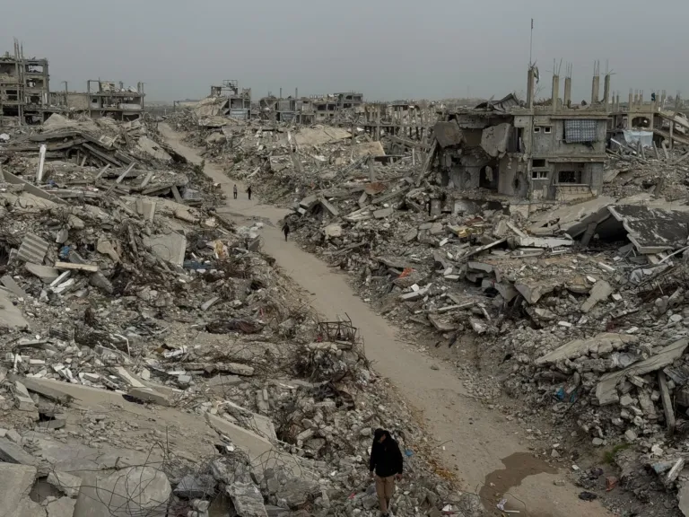 Skeletons in their clothing: Recovering bodies from the rubble in Gaza