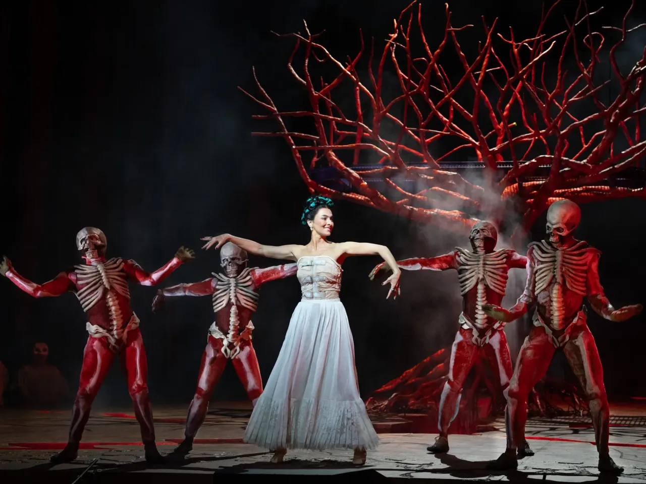 Frida Kahlo and Diego Rivera dream together again at Met Opera 6 Director Deborah Colker said she wanted to translate Kahlo and Rivera's imagery on the stage. Here, skeletons — omnipresent in Kahlo's surrealist paintings — make hip hop dance moves.