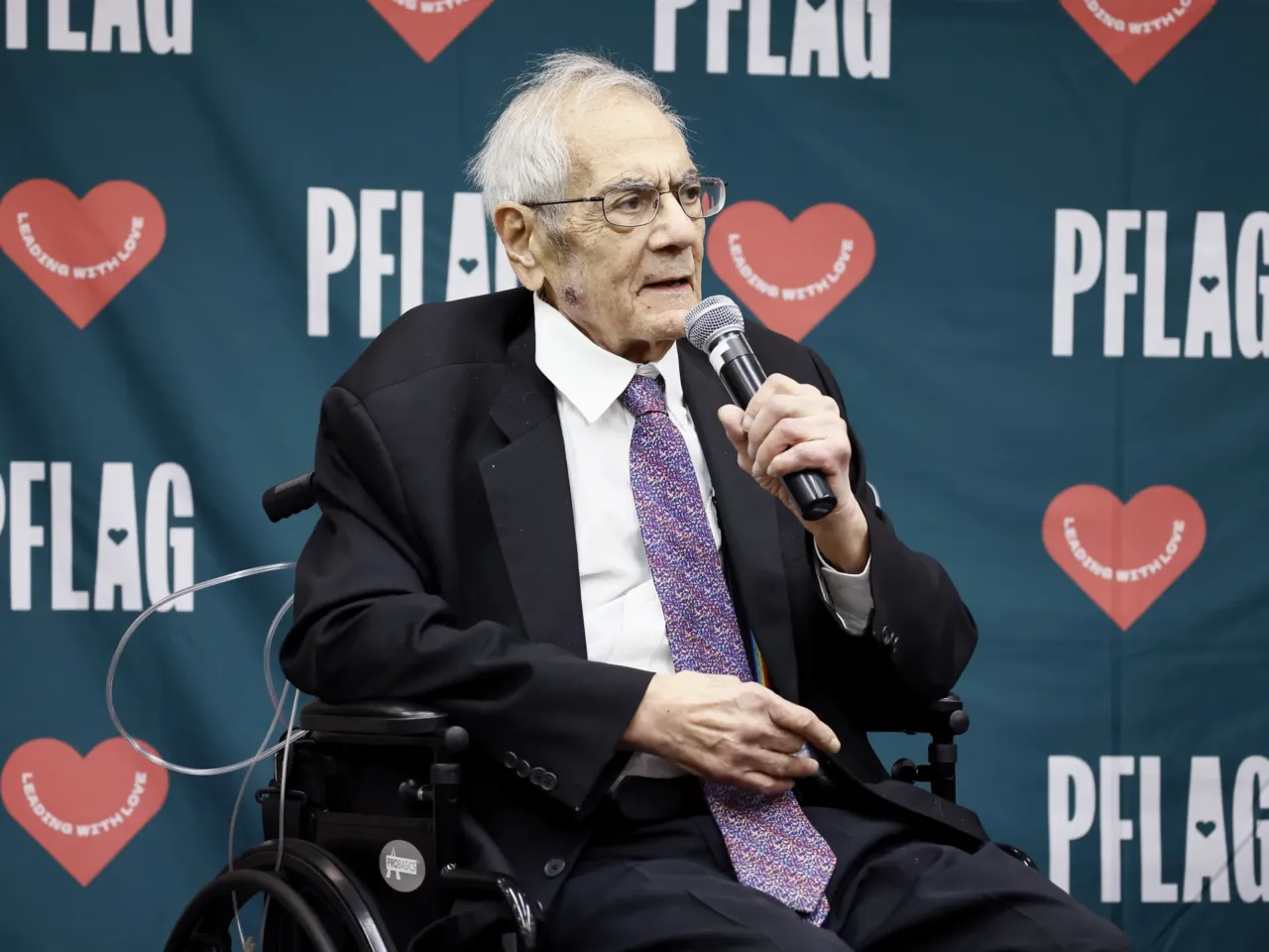 Barney Frank, former congressman and gay-rights pioneer, dies at 86 1 Barney Frank speaks during PFLAG National's Love Takes Justice event at AFT Headquarters on November 18, 2025 in Washington, DC.