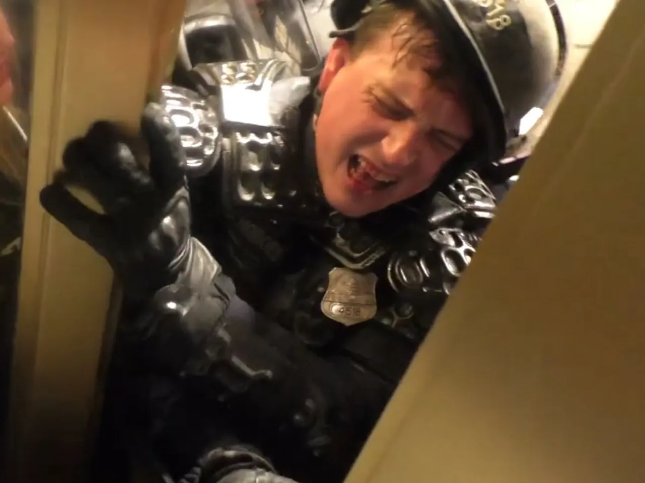 Police sue Trump as Jan. 6 rioters gloat over 'weaponization' fund 1 A screenshot of a video showing D.C. Metropolitan police officer Daniel Hodges being attacked at the Capitol on Jan. 6, 2021.