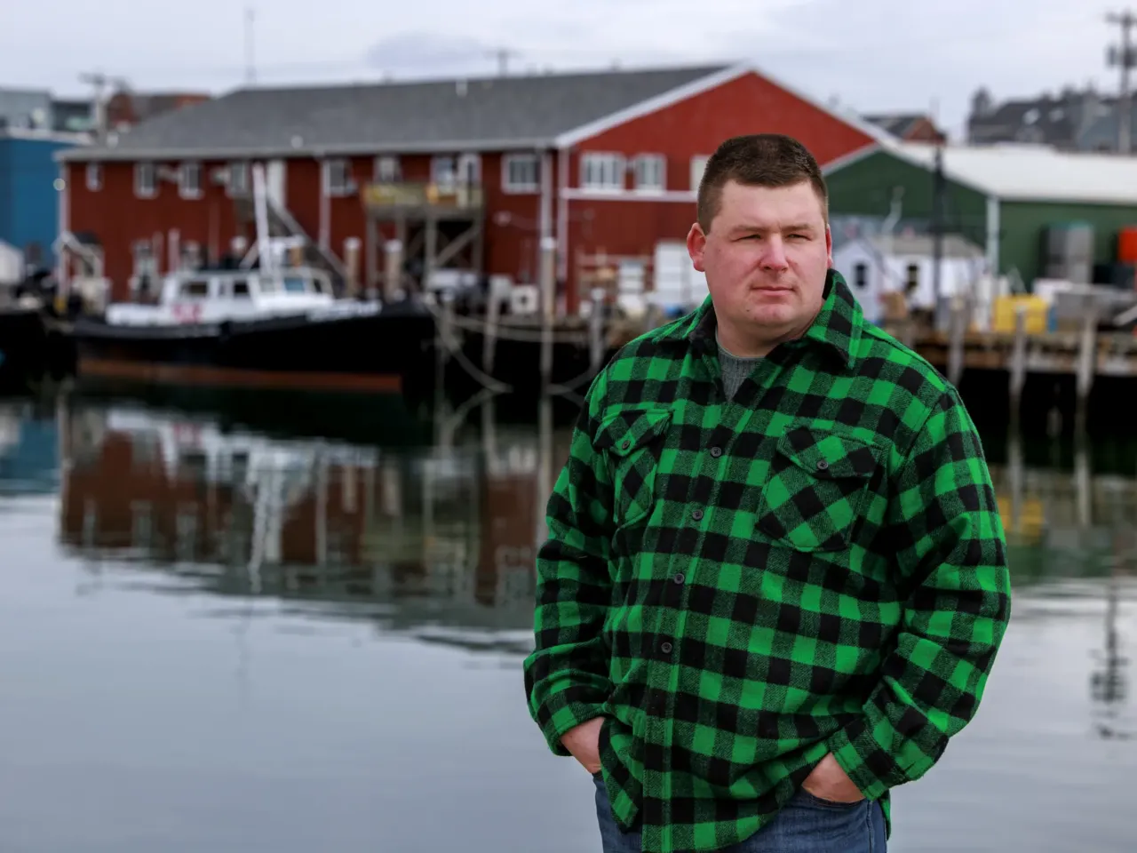 One solution for Maine's struggling fishing industry? Give fillets away for free 1 Boothbay fisherman Devyn Campbell stands outside the Portland Fish Exchange.