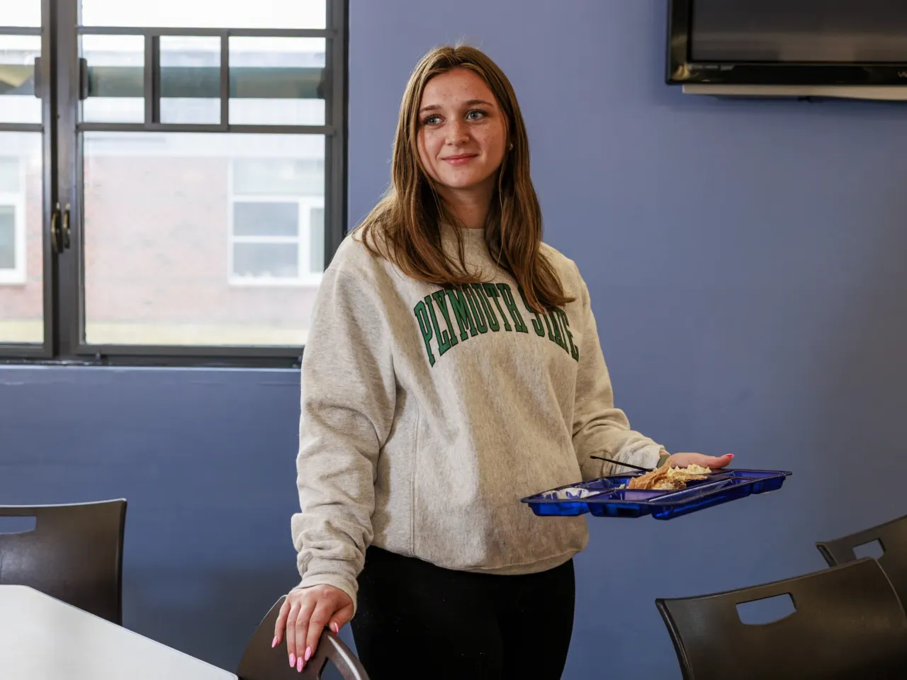 One solution for Maine's struggling fishing industry? Give fillets away for free 6 Mady Worcester, who doesn't each much fish outside school, enjoyed the fish tacos.