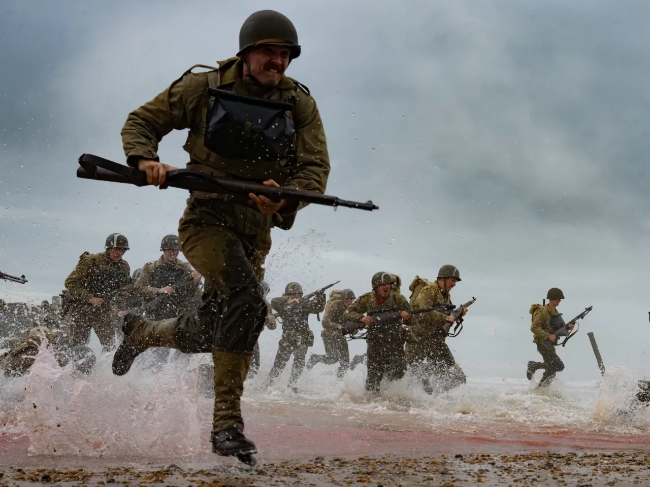 The movie 'Pressure' leans into the drama of high-stakes weather forecasts 1 The title of the new movie Pressure alludes both to barometric pressure, and to the enormous responsibility that the D-Day planners felt, given that so many soldiers were sure to die in the assault on Normandy's beaches. Here, a still from the film, which will be released on May 29.