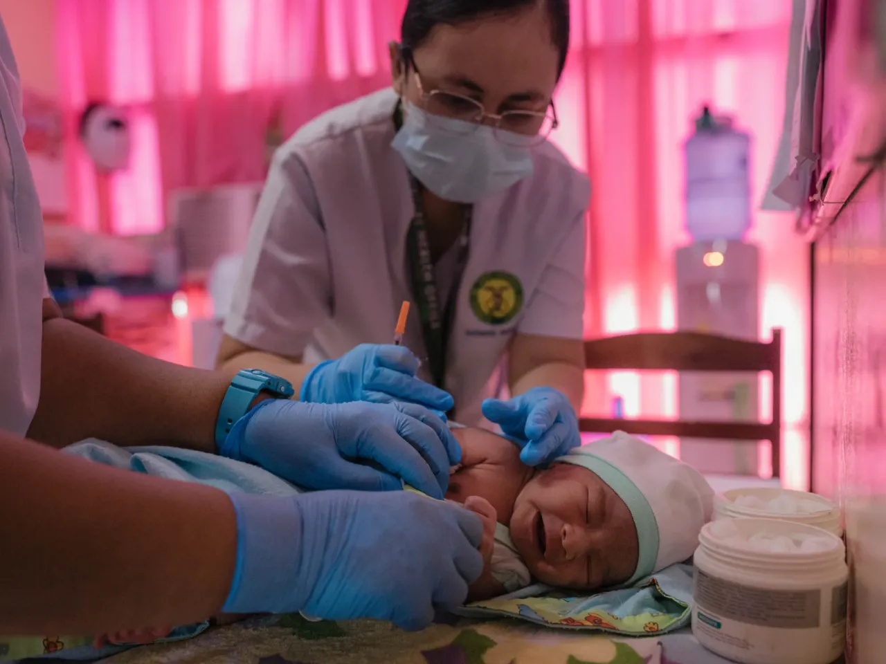 Photos show the world's 'uncounted' people -- and what it takes to be counted 2 February 28, 2025. Agusan del Norte, Philippines Nurses at the Agusan del Norte Provincial Hospital perform initial checkups on the date of the recorded birth.