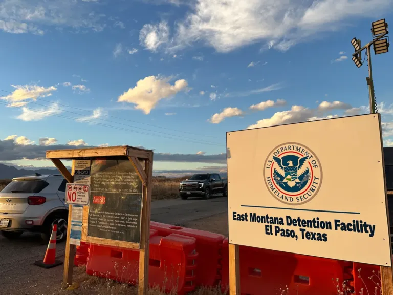 Immigrant detainees sue over ‘horrific’ conditions at Texas ICE facility