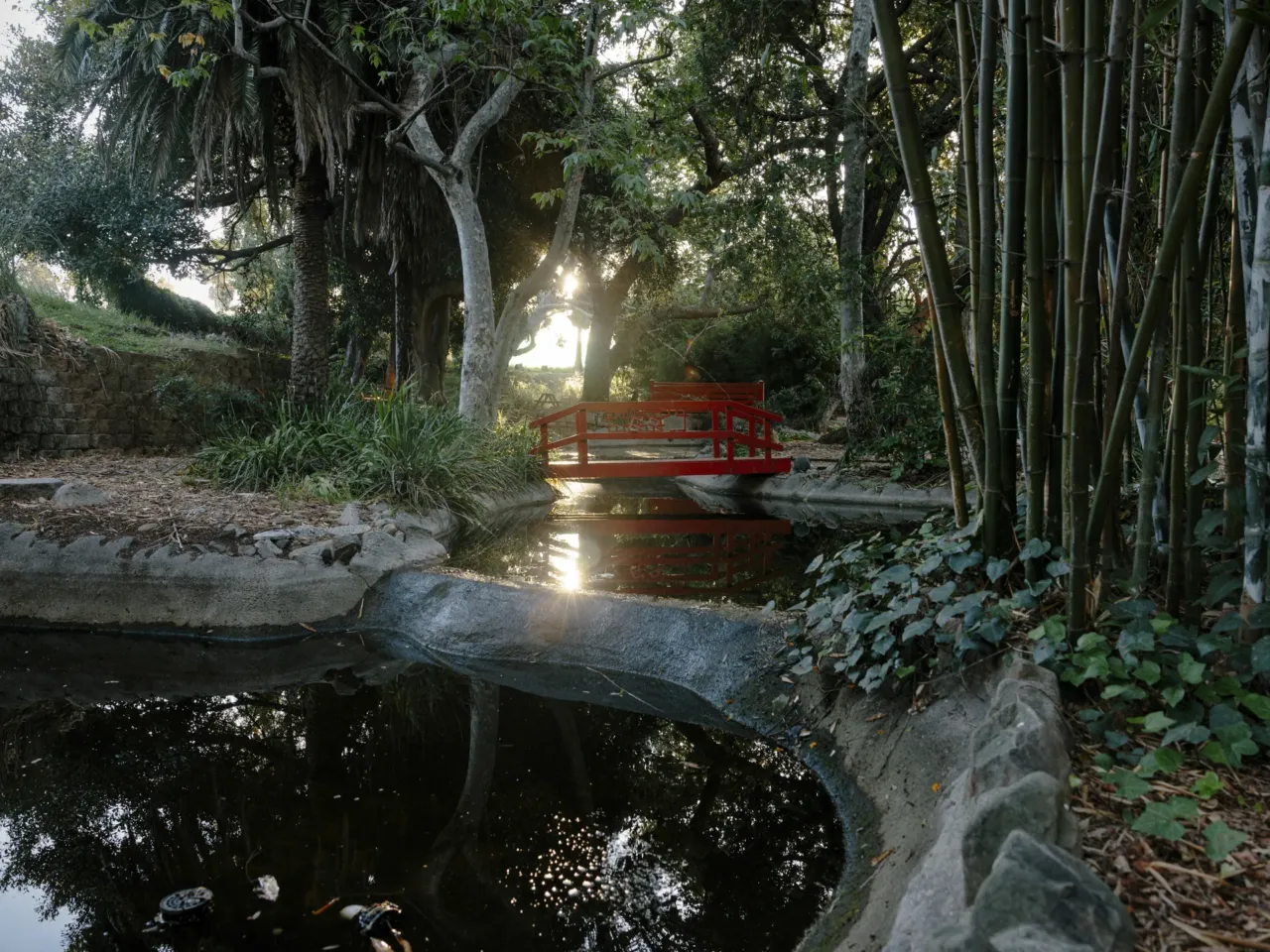 For veterans, a place where peace can take root 3 The garden sits on the 387-acre West LA Veterans Affairs Campus, which was donated in 1888 specifically for use by veterans.