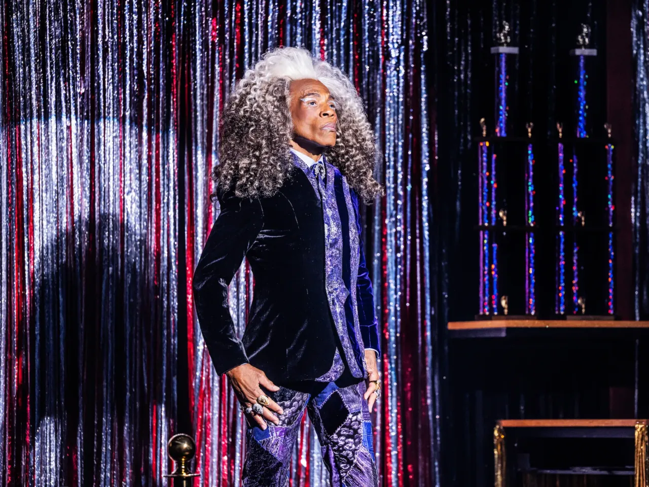 As Old Deuteronomy, De Shields leads the Jellicles as they compete for rebirth in CATS: The Jellicle Ball.