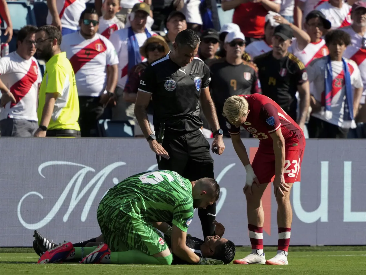 More than one-third of 2026 World Cup matches are at high risk for dangerously hot, humid conditions, NPR found. In June 2024, assistant referee Humberto Panjoj fainted during a Copa América professional soccer match in Kansas City, Kan., which is near Kansas City, Mo., one of the host cities for this summer's tournament.