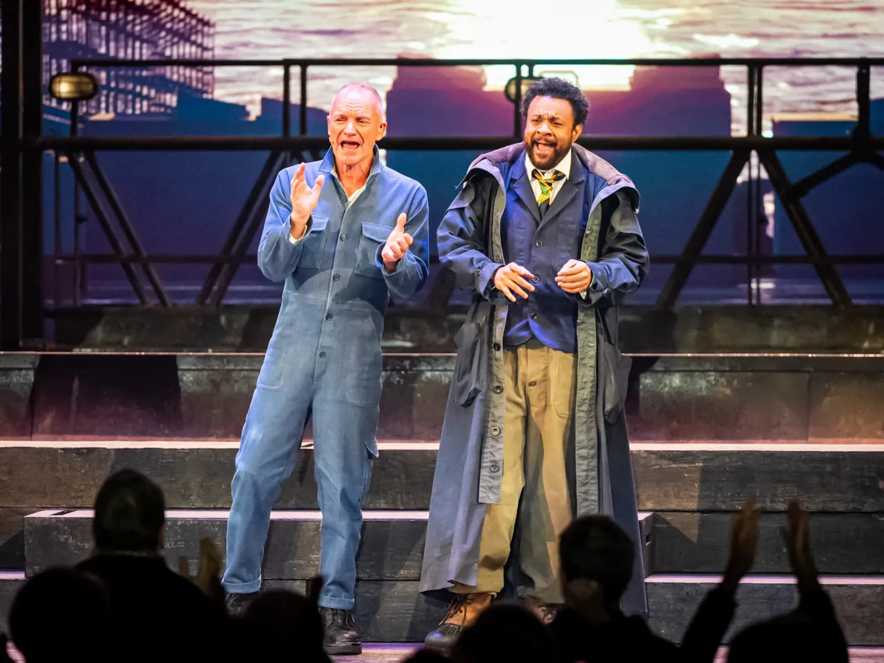 'The ship of my life': Sting talks the comeback of his musical 1 Reggae musician Shaggy, who has long collaborated with Sting, joins the rock star on stage in The Last Ship. Sting performs as foreman Jackie White and Shaggy as the ferryman.