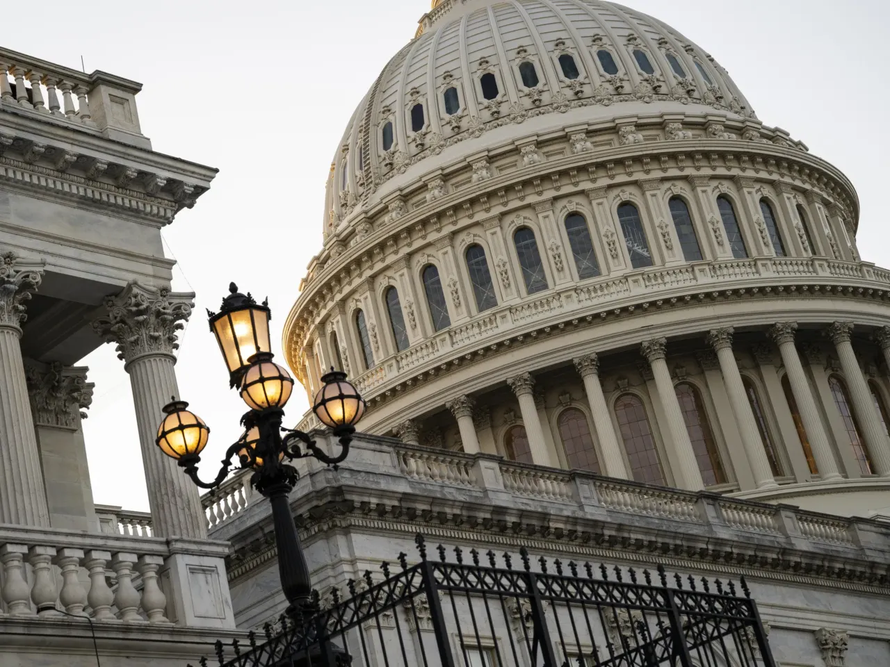 The U.S. Capitol Building at dusk on May 12, 2026, in Washington, D.C.