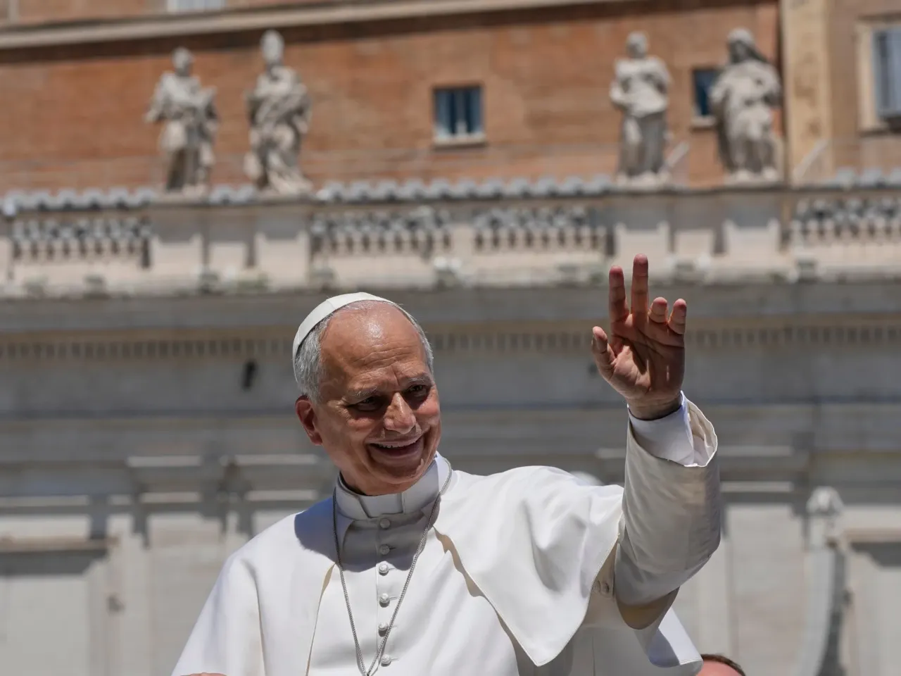 How 'algorithm' got its name from a 9th-century Persian mathematician 1 Pope Leo XIV waves as he leaves after his weekly general audience in St. Peter's Square at The Vatican, Wednesday, May 27, 2026.
