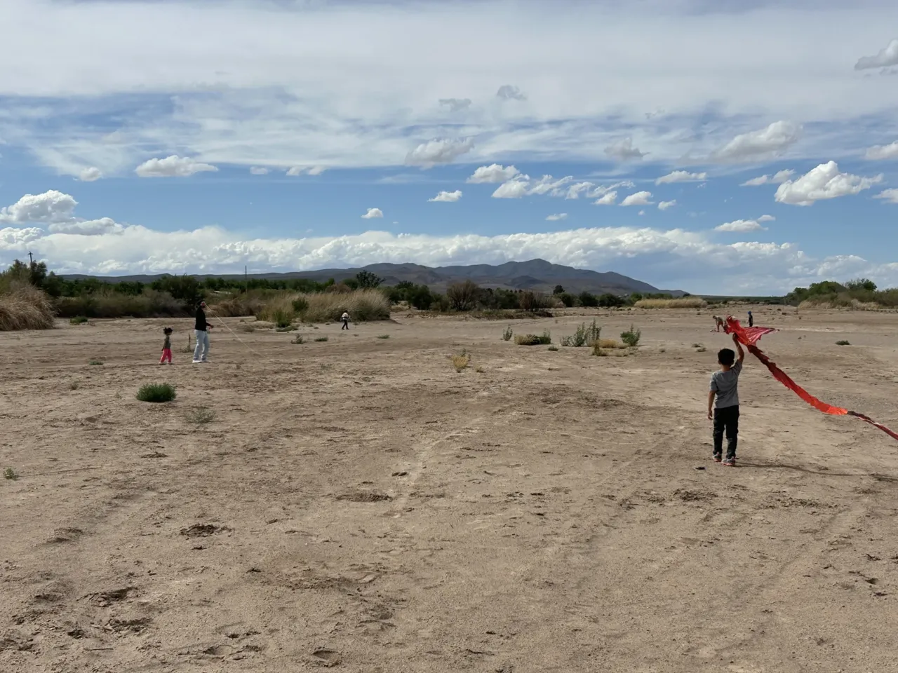 Worries over water as a giant data center moves into the New Mexico desert 1 The Rio Grande is a river of sand most of the year in southern New Mexico. Here, kids fly kites in the dry riverbed in May.