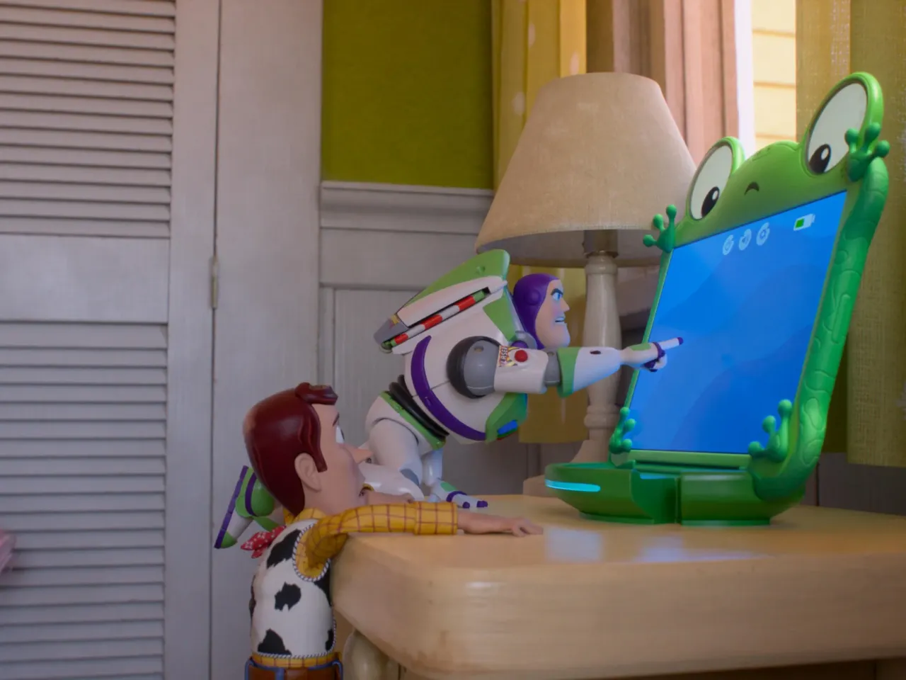 'Toy Story 5' gets at something very real: It's hard to keep kids off screens in summer 3 The familiar characters Woody and Buzz Lightyear square off against Lilypad, too.