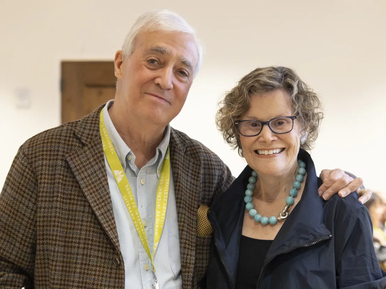 Judy Blume says she's done writing: '50 years is enough!' 1 Scott Simon with Judy Blume in Santa Fe in May.