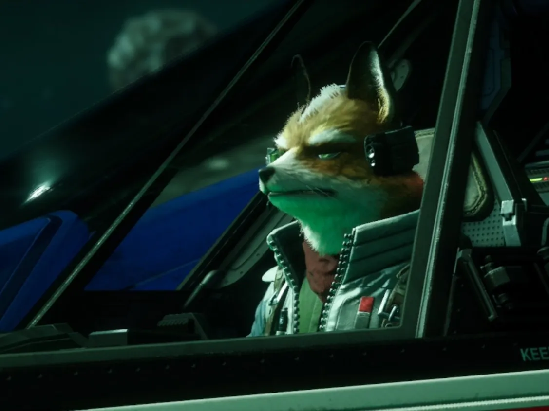 Star Fox Review: Can't quite teach an old Fox new tricks 1 Fox McCloud navigates through an asteroid field.