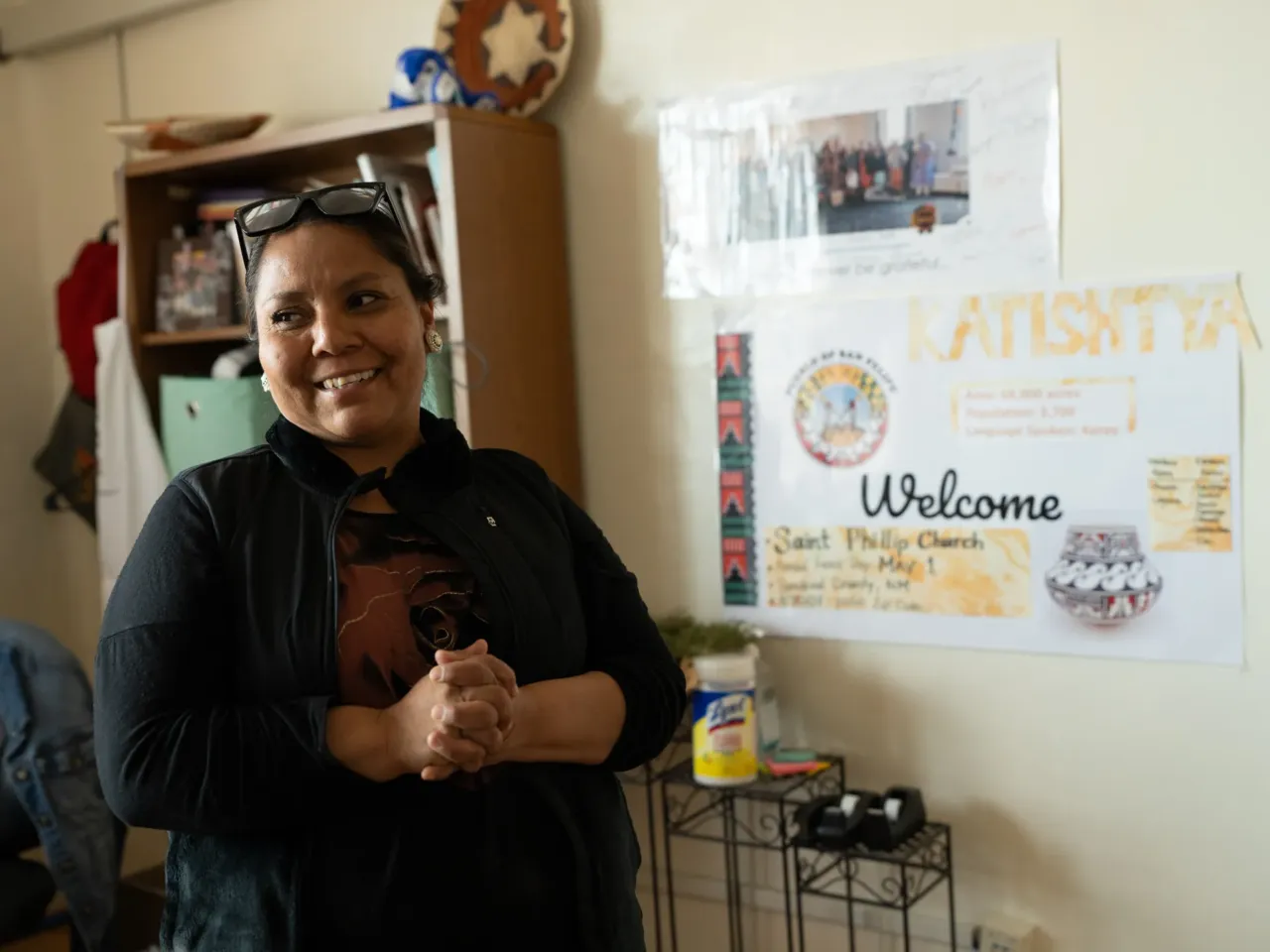 Once designed to strip Native students of culture, this school now safeguards it 6 Tasha Pino is a language teacher at SFIS.